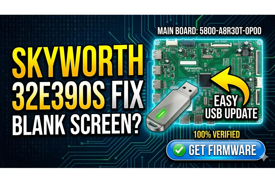 Skyworth 32E390S. 5800-A8R30T-0P00 usb update software download.