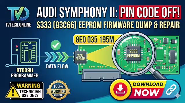 Audi Symphony II AUZ5Z4D CQ-EA1370LC code off dump