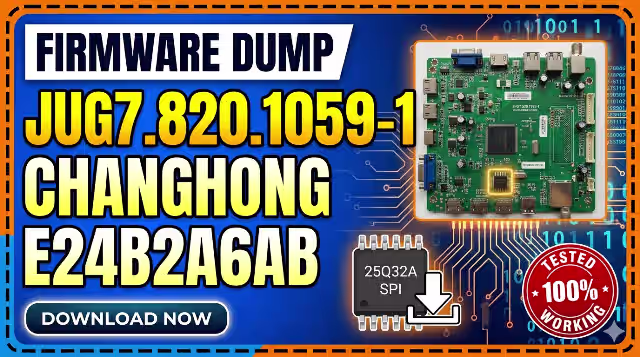 JUG7.820.1059-1 Firmware Dump – CHANGHONG E24B2A6AB TV Repair