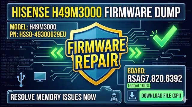 RSAG7.820.6392 firmware for HISENSE H49M3000 tv