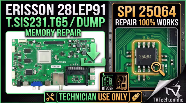 T.SIS231.T65 firmware dump for Erisson 28LEP91 tv