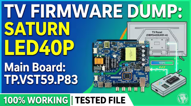 TP.VST59.P83 firmware dump for Saturn LED40P tv with 100% functionality