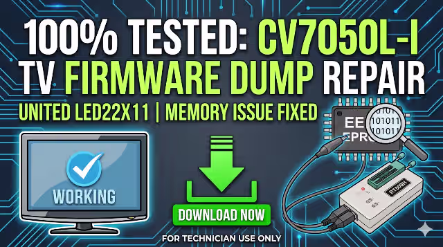 CV7050L-I firmware dump for UNITED LED22X11 tv