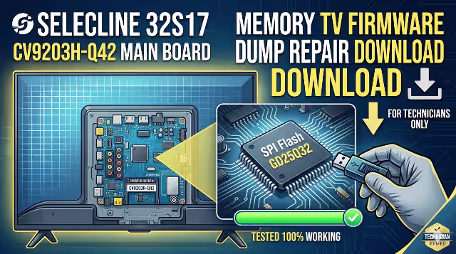 CV9203H-Q42 firmware dump for Selecline 32S17 tv