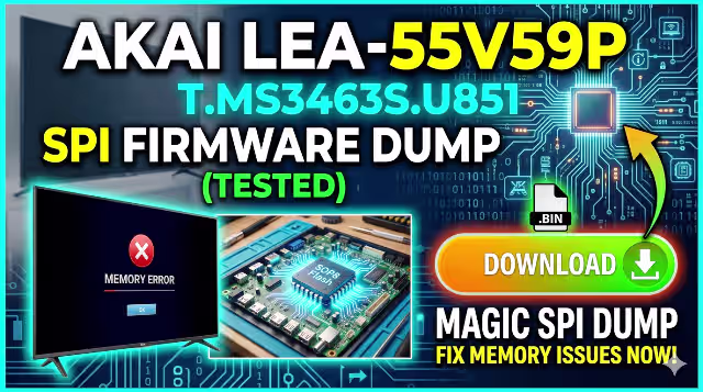 T.MS3463S.U851 firmware dump for AKAI LEA-55V59P tv