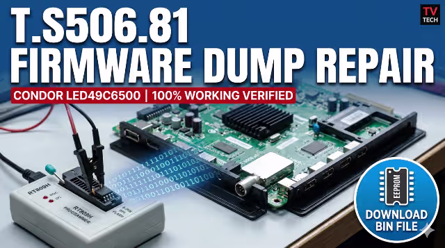 T.S506.81 firmware dump for CONDOR LED49C6500 tv