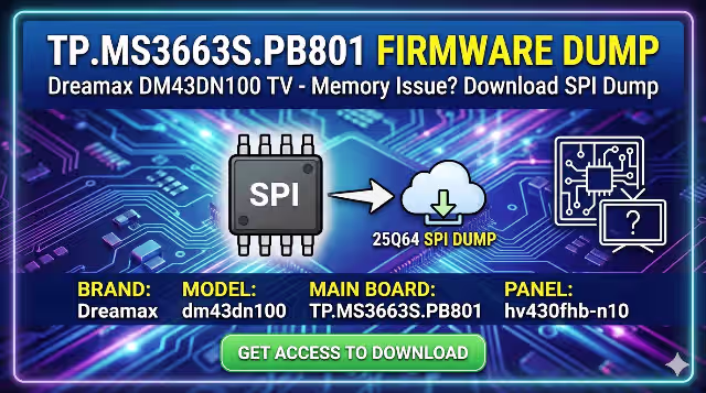 TP.MS3663S.PB801 firmware dump for Dreamax dm43dn100 tv
