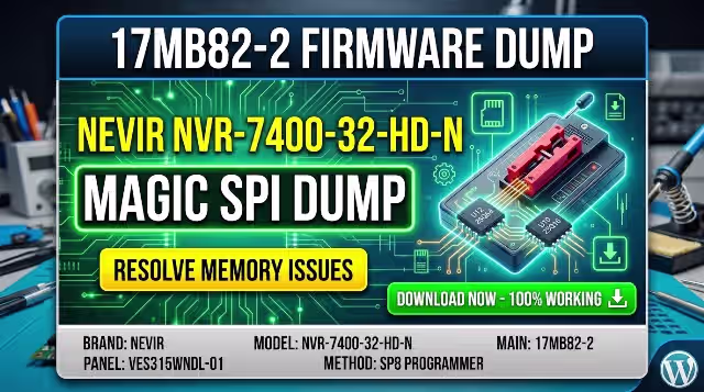17mb82-2 firmware dump for Nevir NVR-7400-32-HD-N. get access to download
